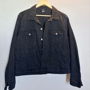 H&M Women's Black Jean Jacket